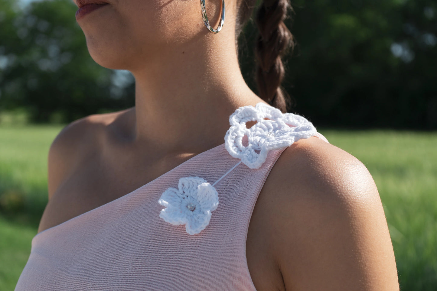Floral Touch - rózsaszín top