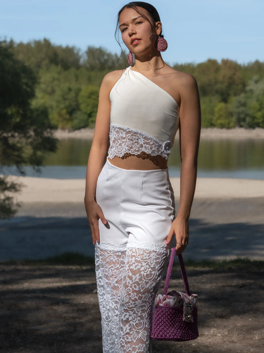 Luna Lace szett - csipkés nadrág és felső