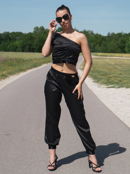 Scheherazade szett - baggy nadrág crop toppal